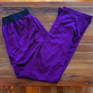 Healing Hands Scrub Bottoms Size L Purple Style 9500 Rachel